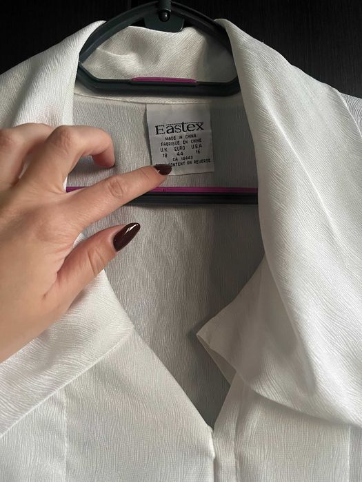 Bluzka koszula Vintage 44 piękny materiał