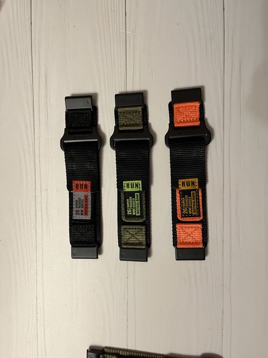 Ремешок/ремінець нейлоновий тканевий 26 мм та 22 мм  на липучці Garmin