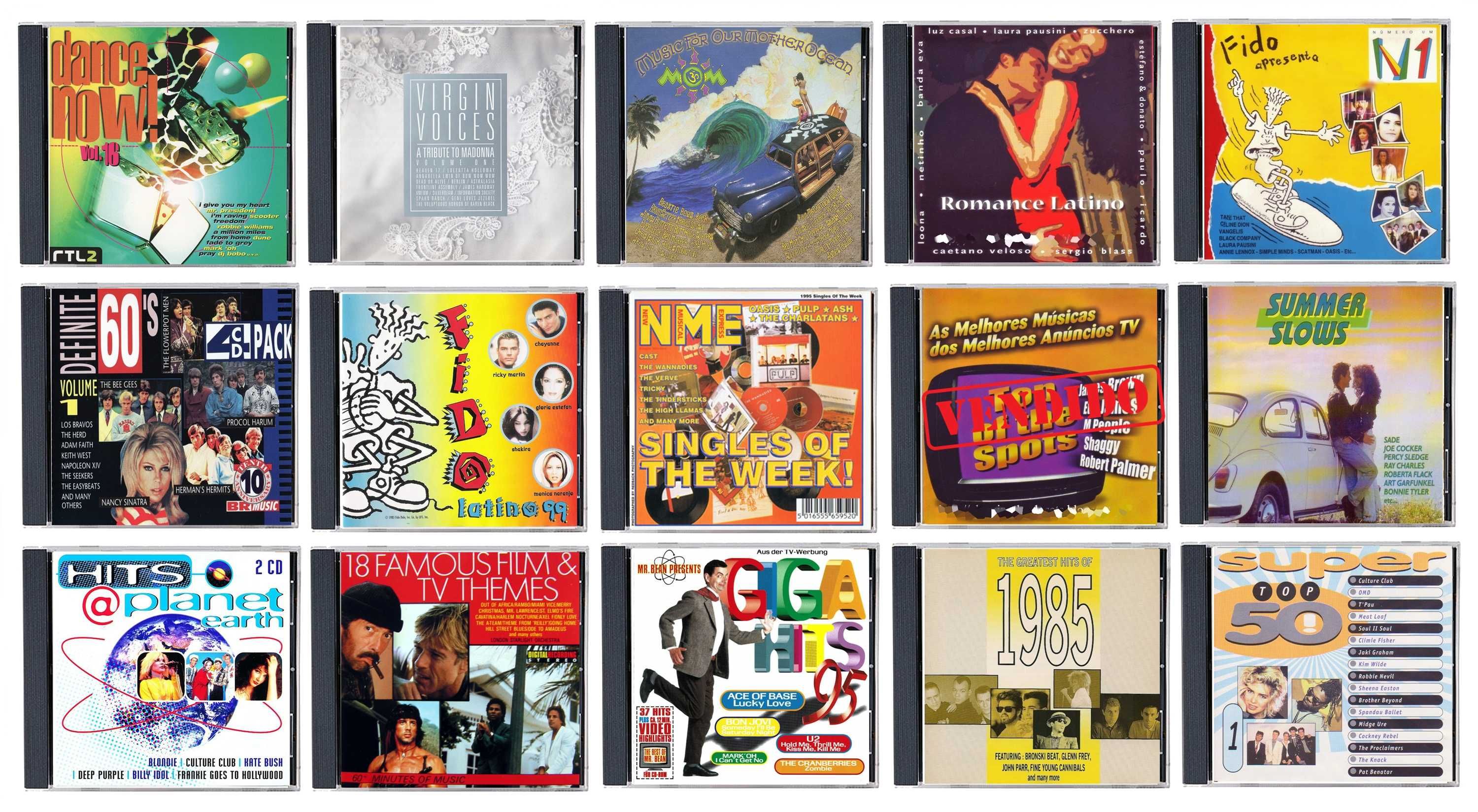 Colectaneas Pop, Rock: Lote de 60 CD's [20]