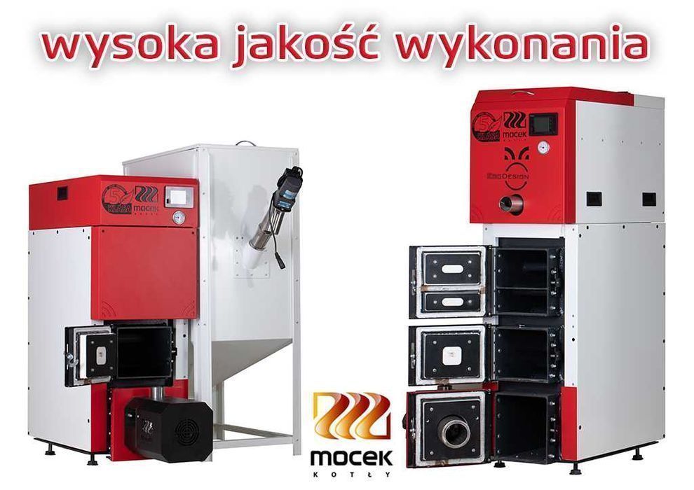 Kocioł na pellet, Moceko 12kW, piec na dotacje czyste powietrze