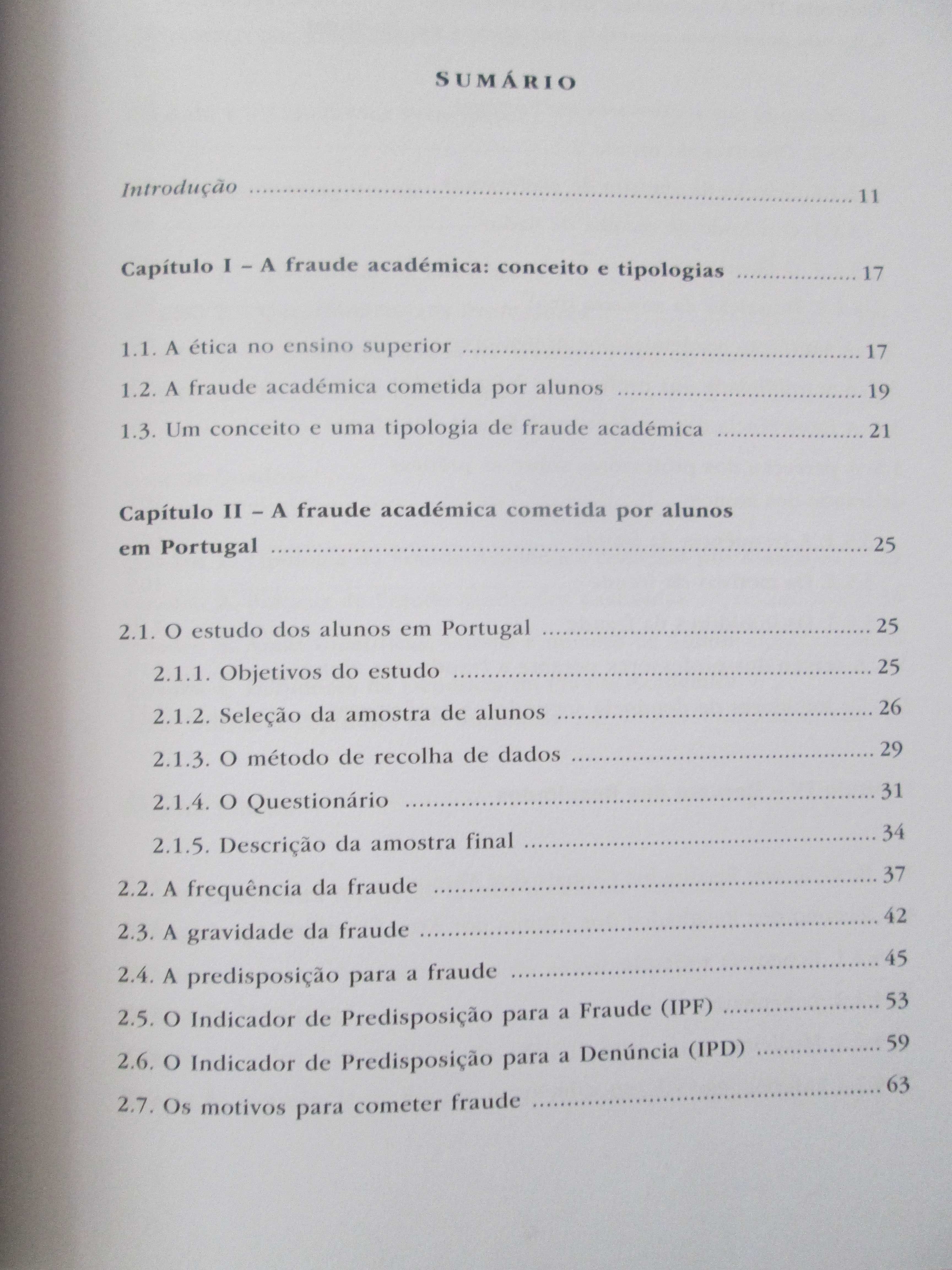 A Fraude Académica no Ensino Superior em Portugal