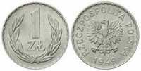 1 złoty 1949 (Al) z obiegu