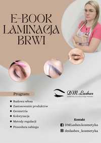 Ebook laminacja brwi, lifting rzęs