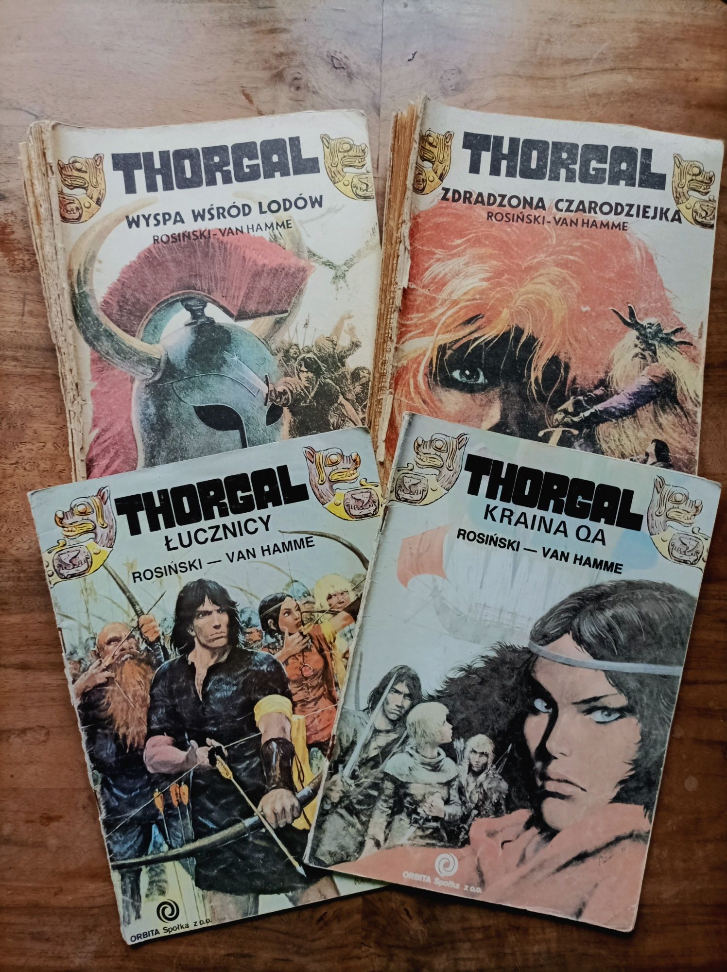 Thorgal - Zdradzona czarodziejka, Wyspa wśród lodów, Łucznicy, K. Qa