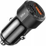 Ładowarka samochodowa 50W Quick Charge 3.0 i PD 3.0