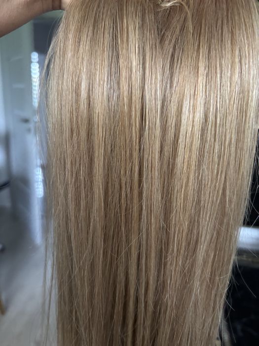 Wlisy naturalne 7 tasm naturalny ciemny blond