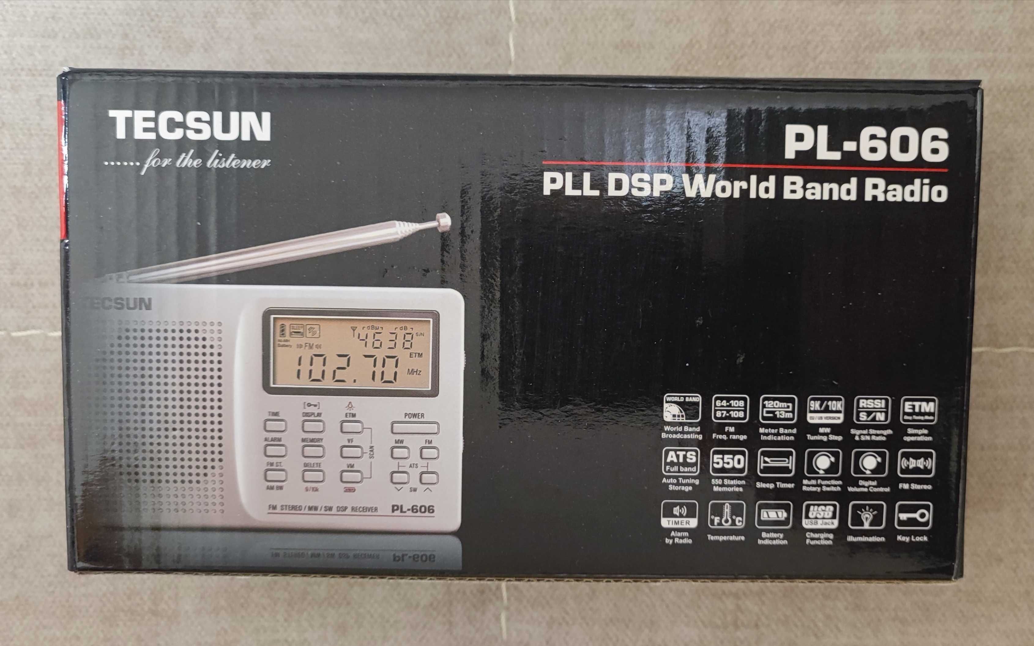 Продається радіоприймач Tecsun PL-606