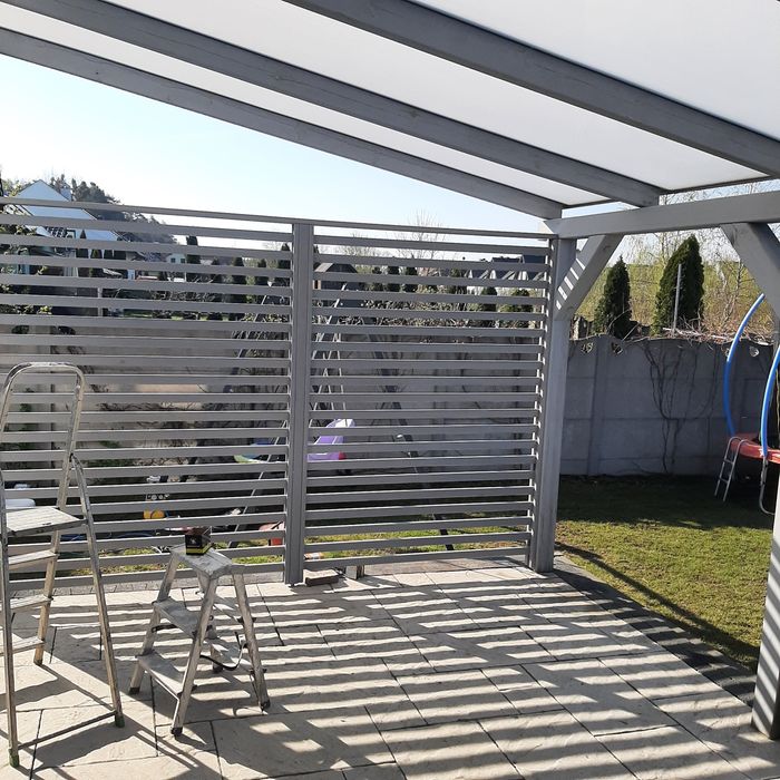 Podbitka,malowanie,odnawianiea,Zabudowy, lamele,pergole