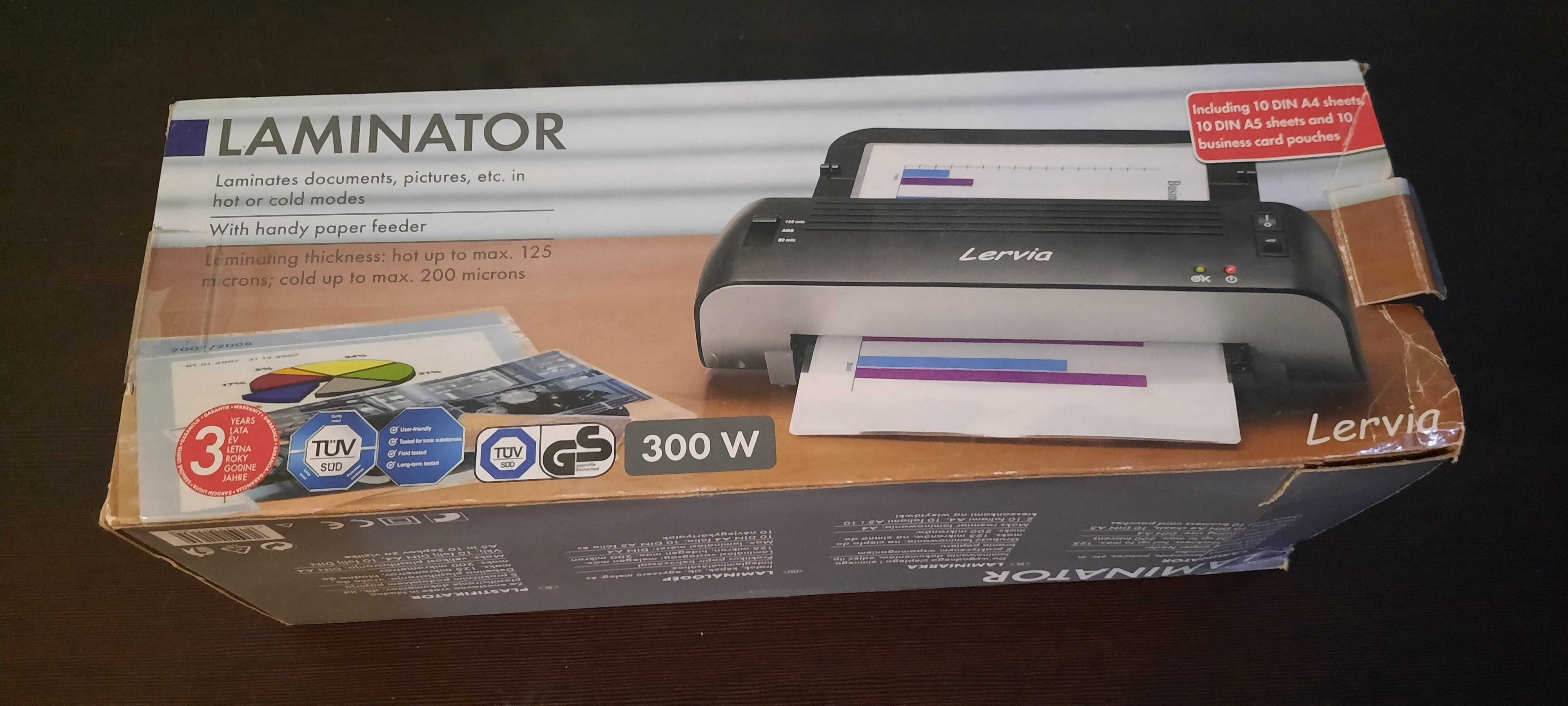 Laminator Lervia 300 W plus folie