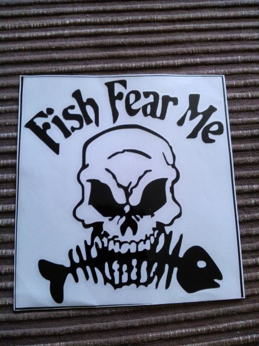 naklejka " Fish Fear Me "