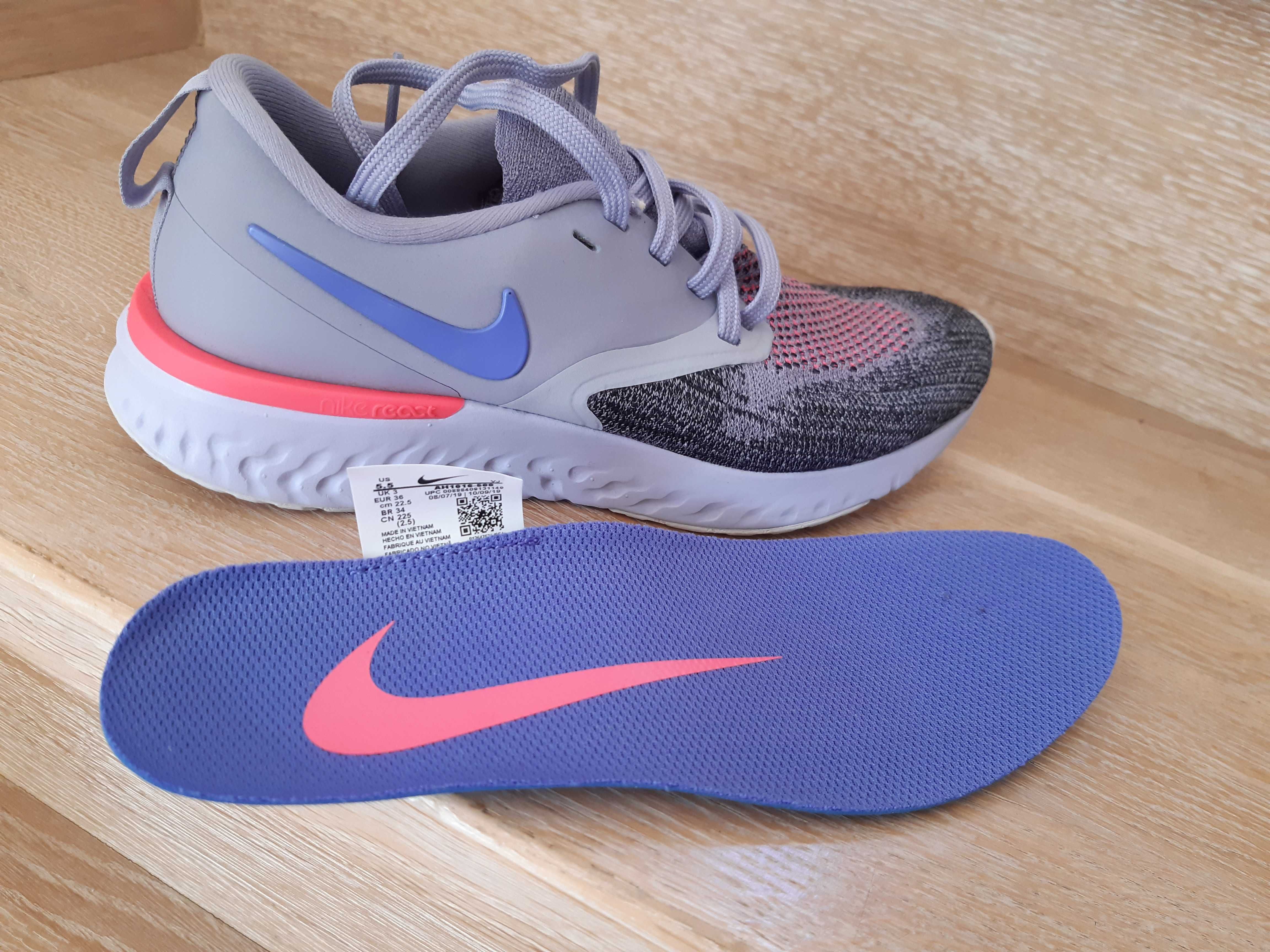 nowe, Nike odyssey react r. 36 do biegania