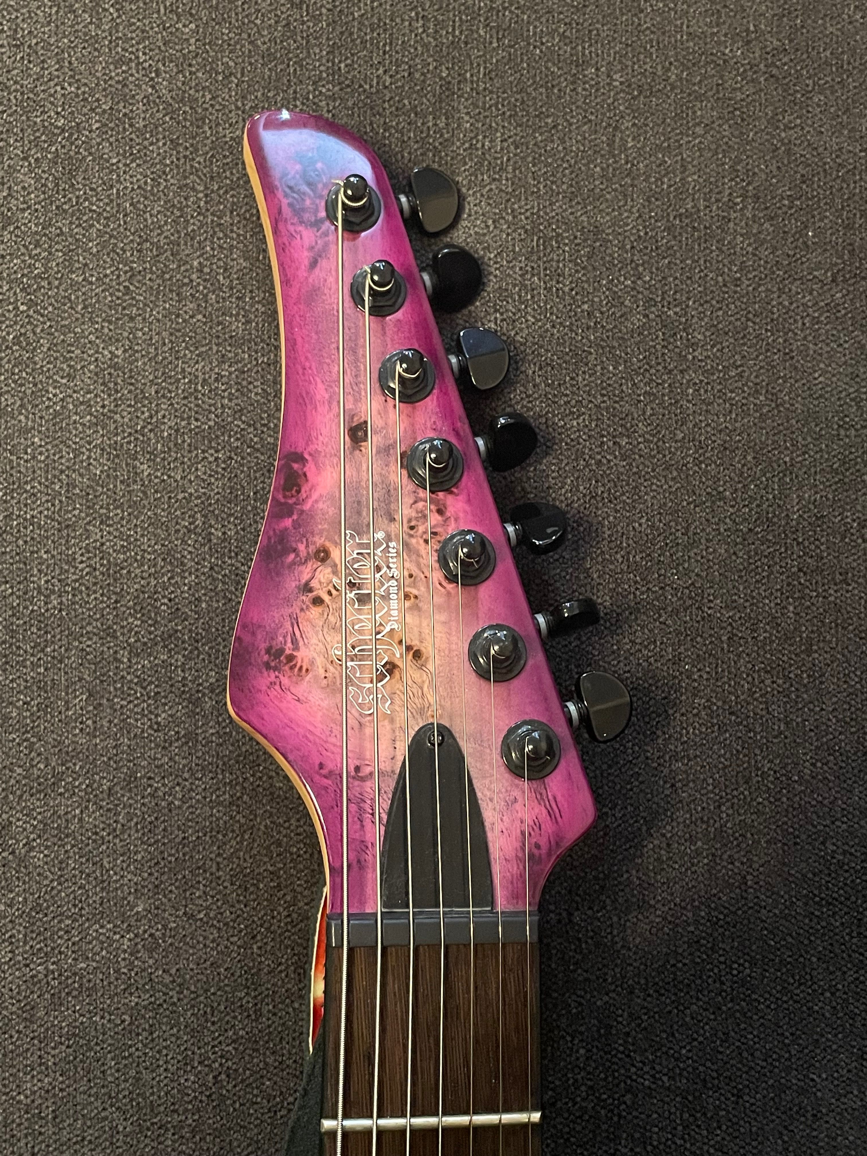 Schecter C-7 Pro 7 String, Aurora Burst