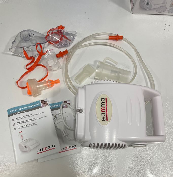Компресорний інгалятор Gamma Effect
New - компактний небулайзер