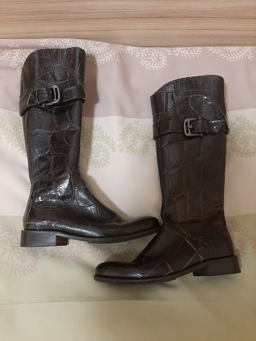 Brązowe kozaki roz. 35  Manas lea foscati