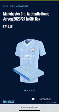Manchester city home kit 23/24