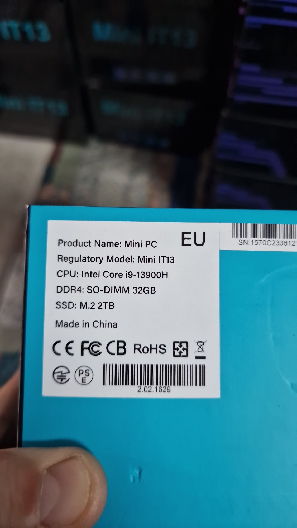 Продам міні комп'ютер geekom it 13