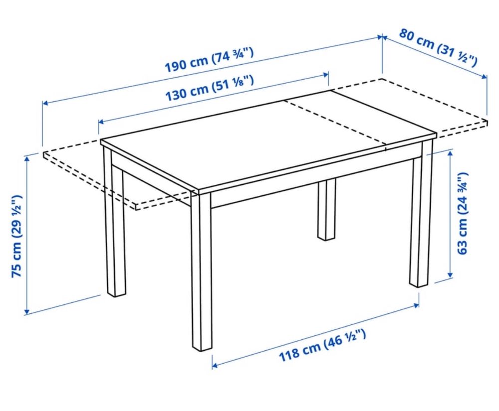 Mesa de Jantar extensivel