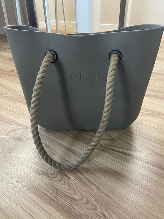 Torebka O bag szara duża