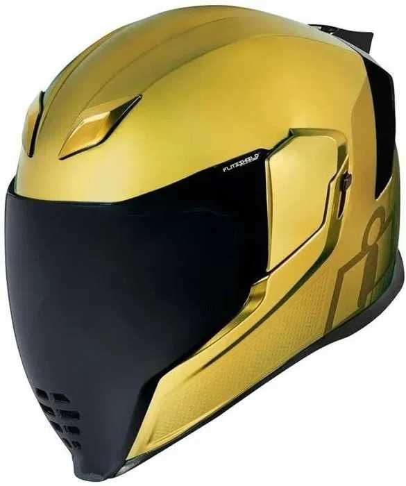 Kask motocyklowy Icon Airflite Jewel Złoty L stan igła