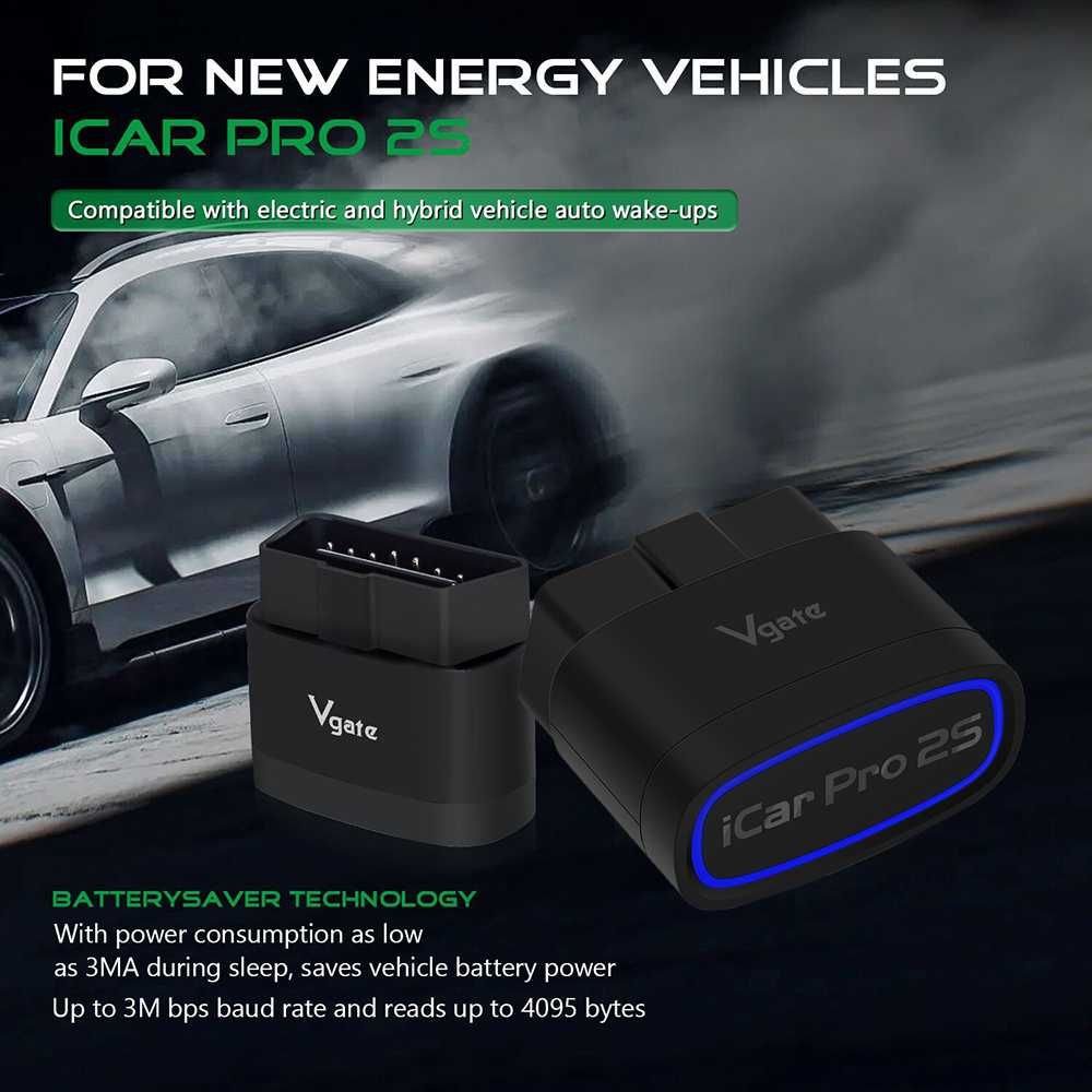 Interfejs diagnostyczny Czytnik błędów Vgate iCar Pro 2S Bluetooth 5.2