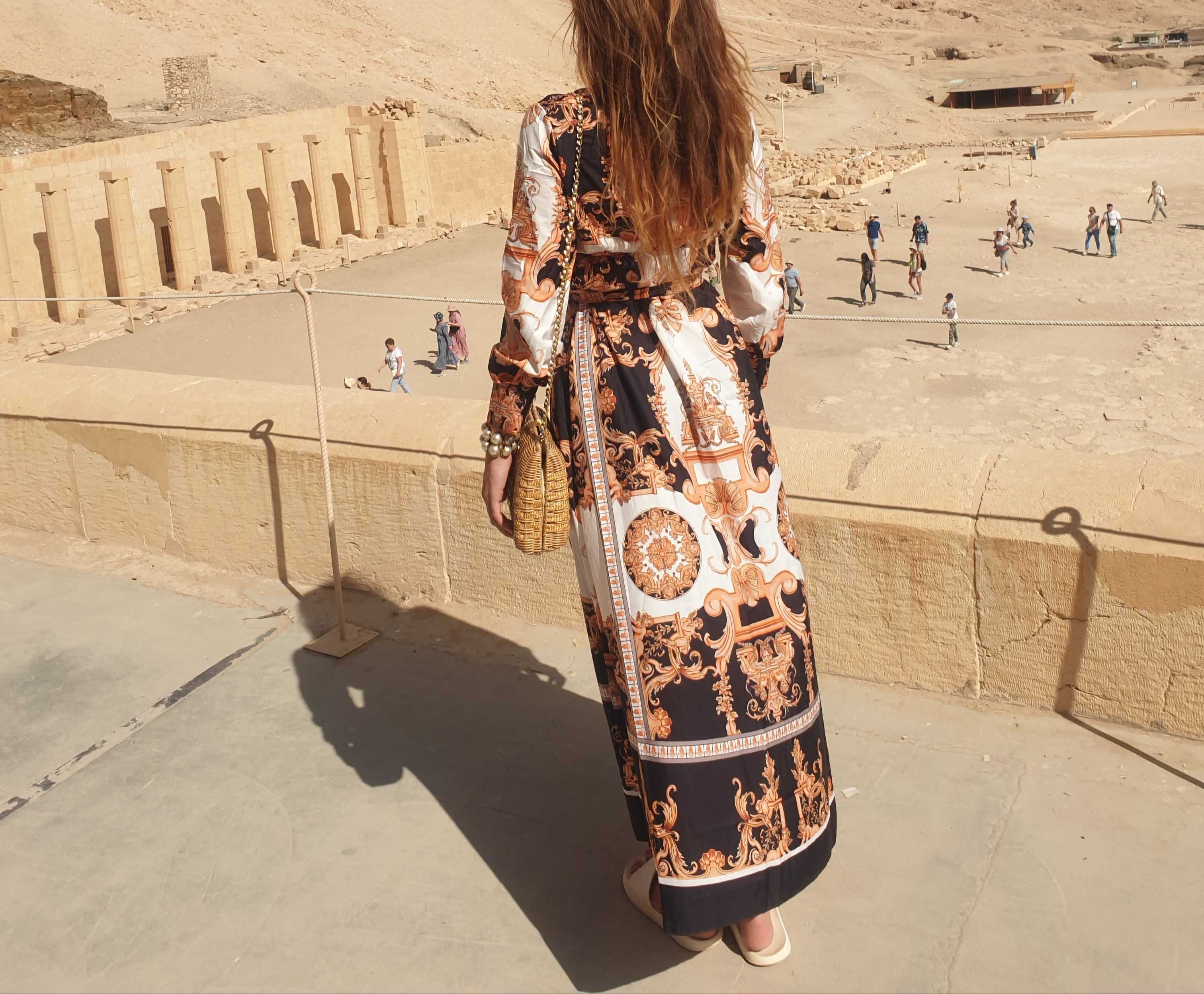 Instagram dress dluga suknia boho orient plaża arabska Maroko egipt