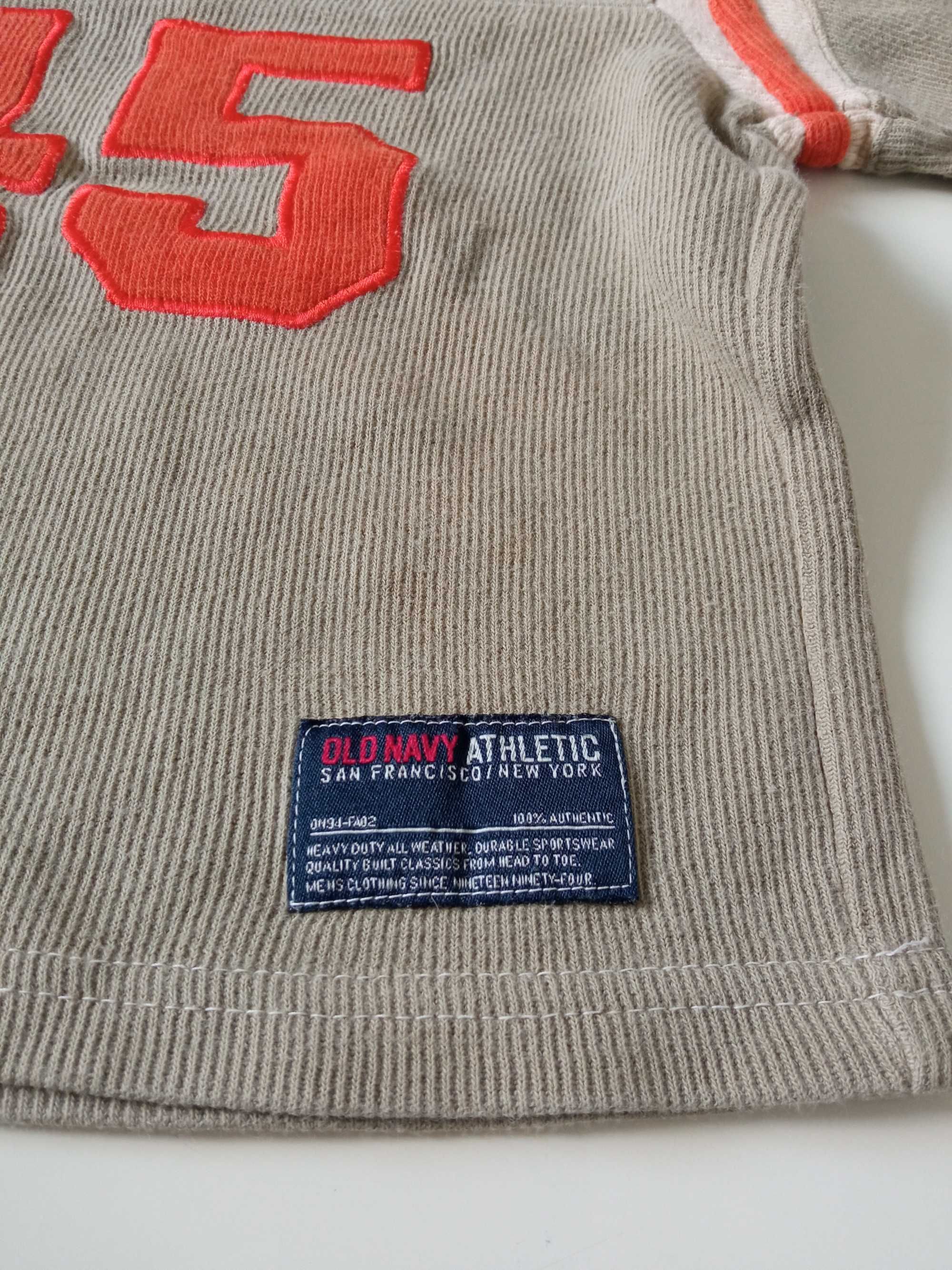 Old Navy Athletic bluza chłopięca bawełniana r 86-92