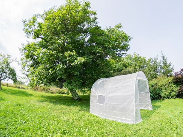 TUNEL FOLIOWY z zbrojoną folią 2,5x2m NAMIOT szklarnia ogrodowy foliak