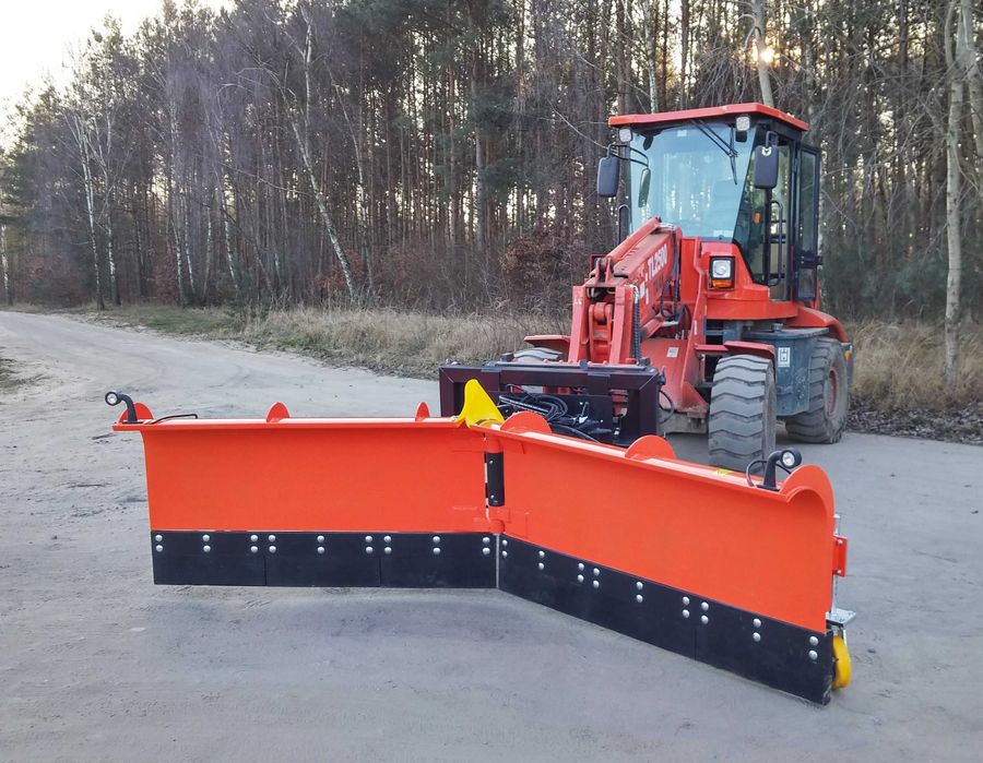 Pług śnieżny strzałkowy 280cm.Spych śniegu nowy 2.8m dostęp. od ręki