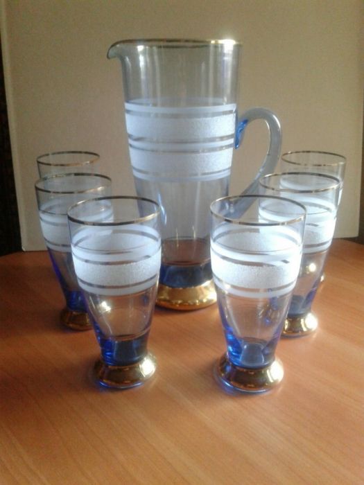 Кувшин со стаканами ГДР