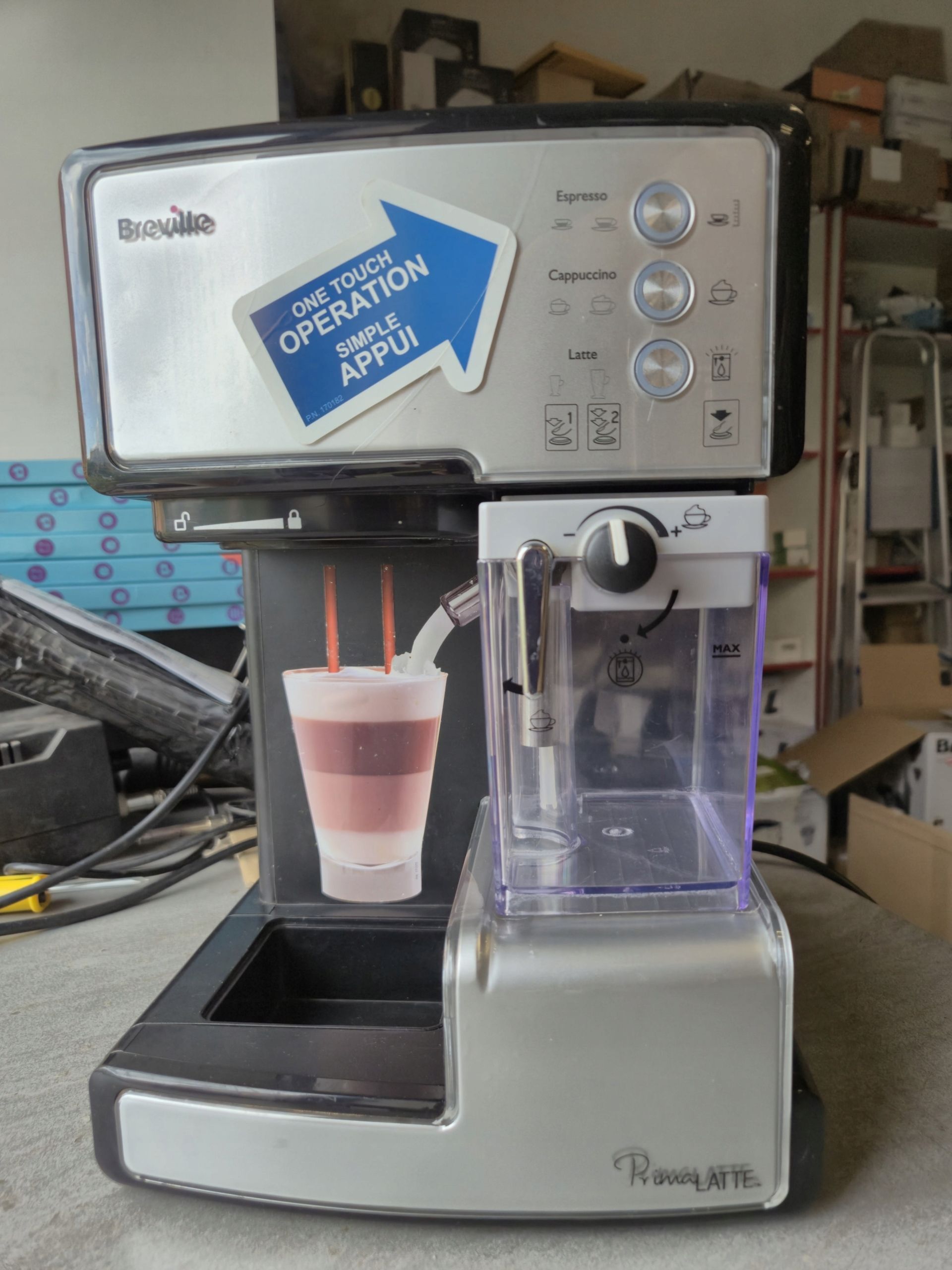 Ekspres do Kawy Kolbowy Ciśnieniowy Automatyczny Breville Prima Latte