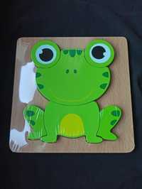 Nowe drewnine puzzle dla małych dzieci