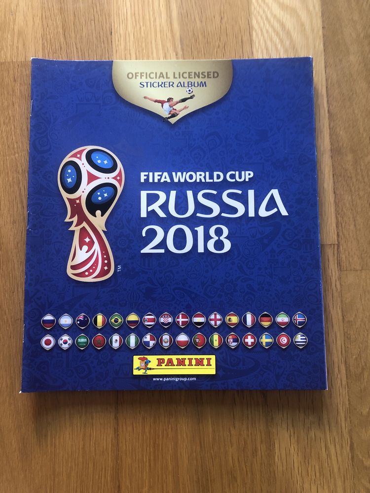 Caderneta mundial 2018 nova