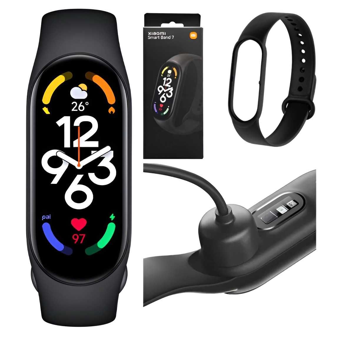 Фитнес браслет FitPro Smart Band M7 (смарт часы, пульсоксиметр, пульс)