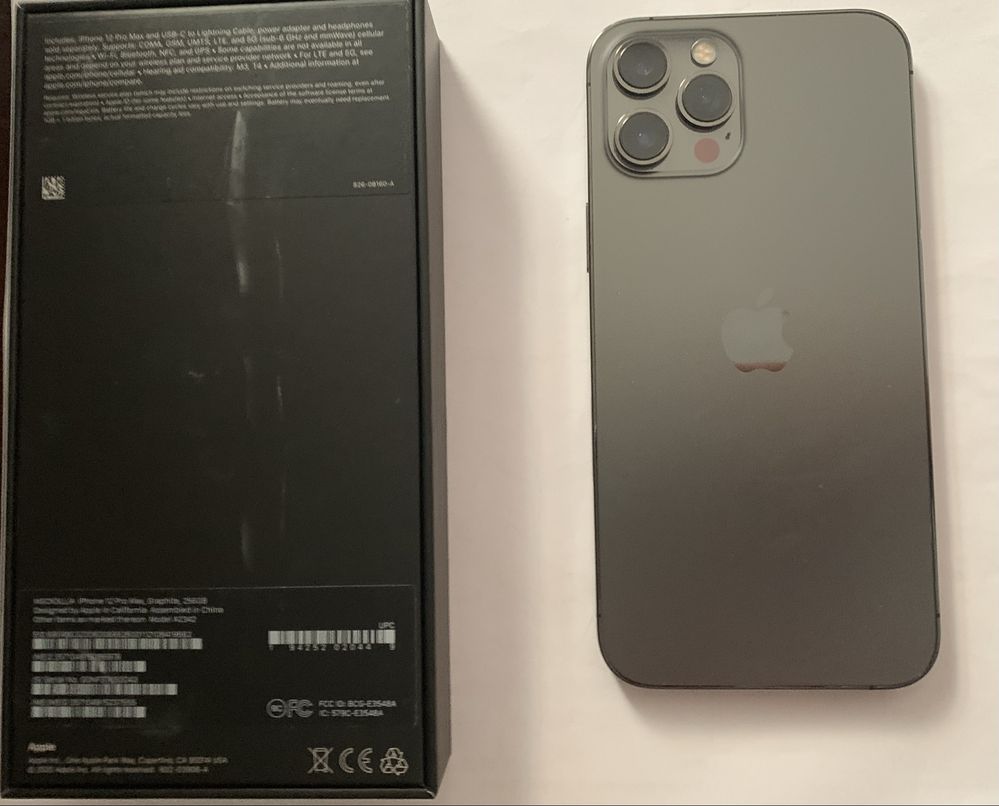 IPhone 12 Pro max 256 Gb Graphite