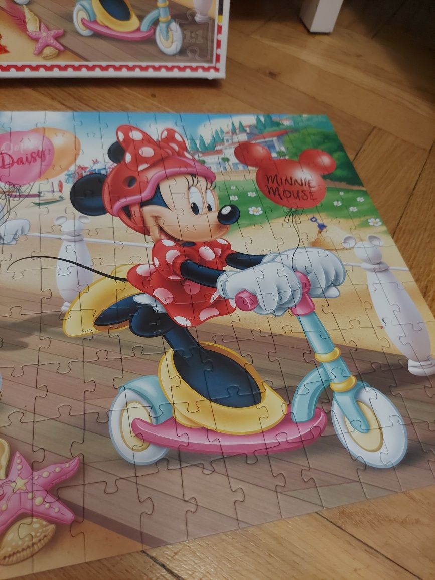 Puzzle Myszka Minnie na hulajnodze 200 elementów 7+