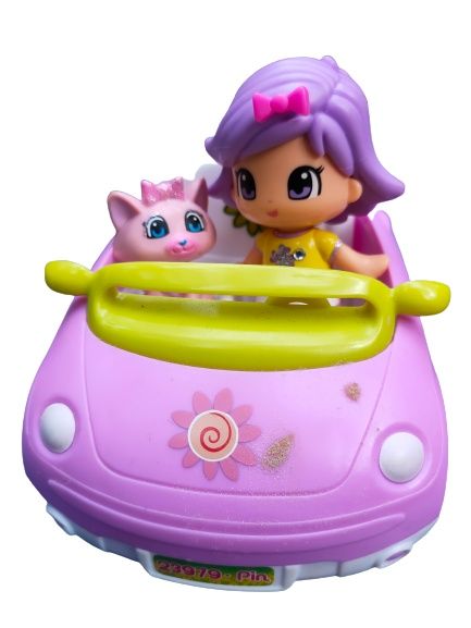 PinyPon zestaw 11 laleczek + samochód i akcesoria