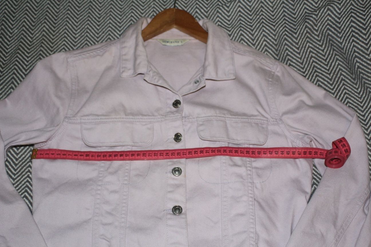 Джинсова куртка LC WAIKIKI весняна бузковий колір