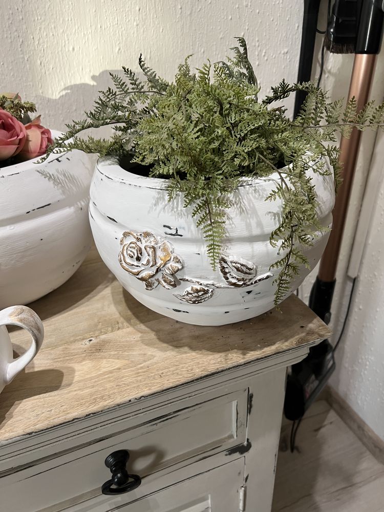 Dekoracja shabby chic osłonka