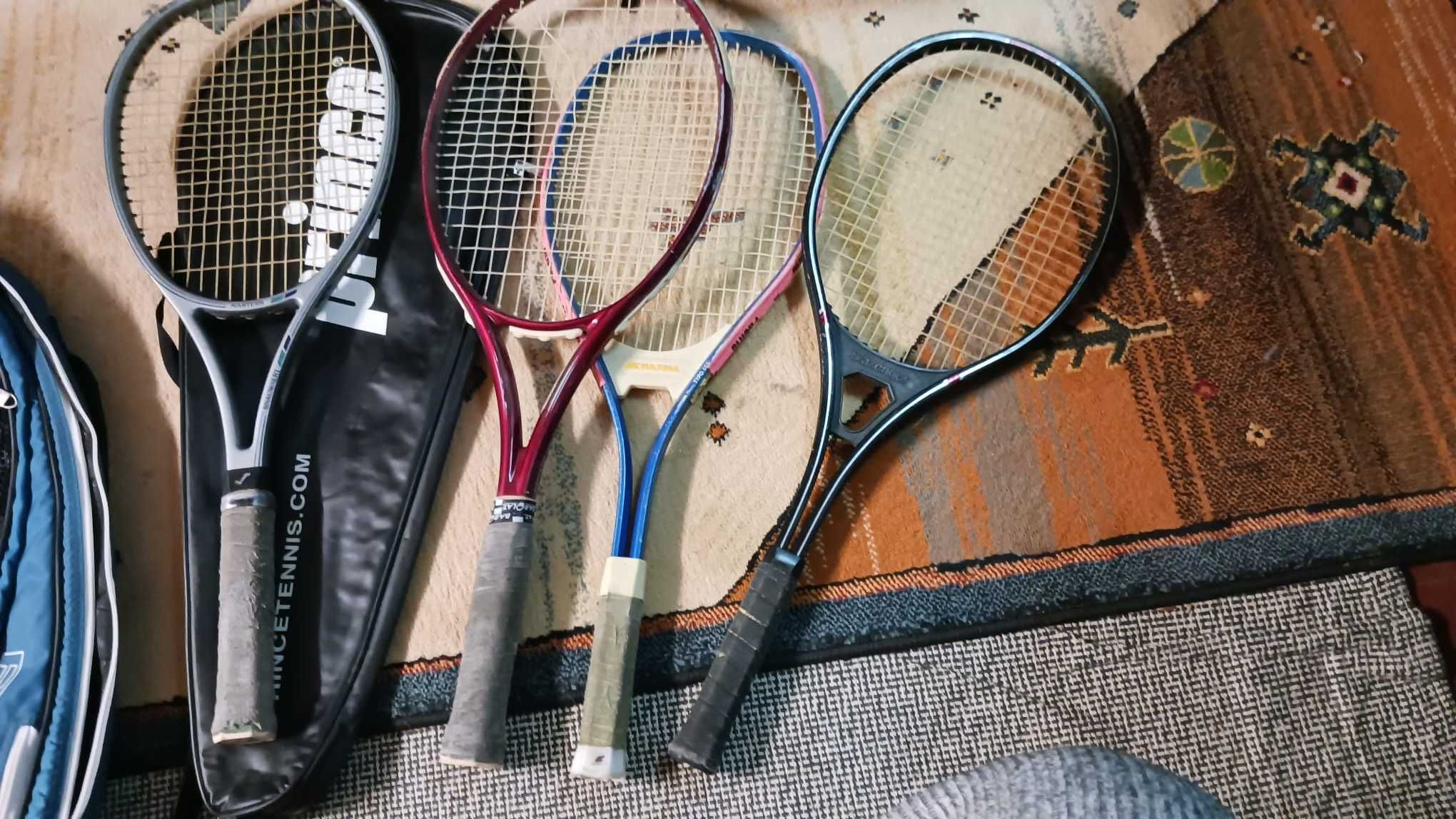 Raquetes de ténis com 2 sacos marca Prince