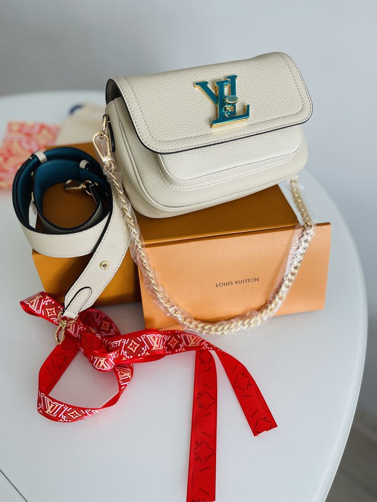 Сумка Louis Vuitton Lockme tender pochette metis літня