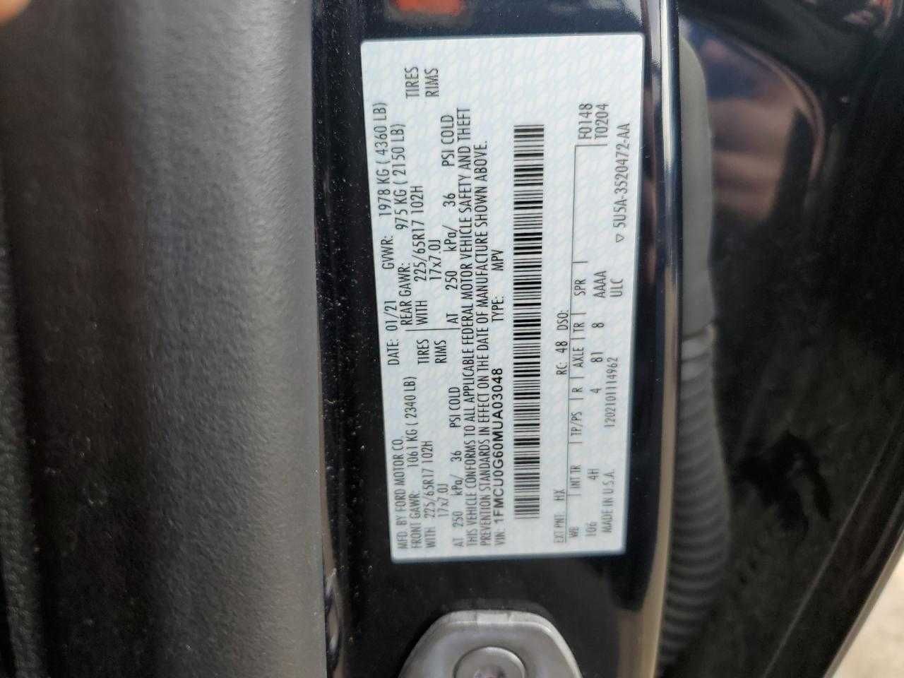 Ford Escape SE 2021