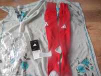 Wyprzedaż->Getry piłkarskie adidas czerwony rozm. 43-45