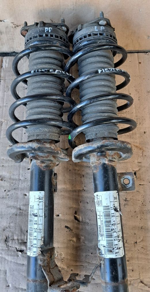 Ford Fiesta Mk6 Amortyzator przedni lewy prawy komplet