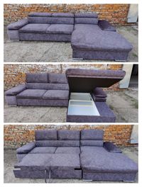 Новий кутовий розкладний диван.М'які меблі.Меблі з Німеччини