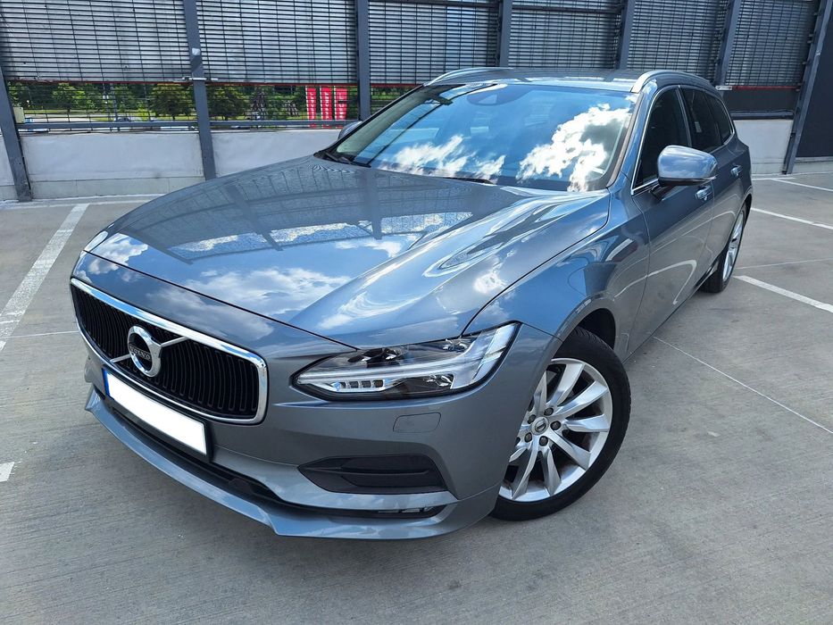 Volvo V90 VAT 23%. Salon 1wł ASO, 18', LED Matrix, Blis, Webasto, el. fotel, ACC