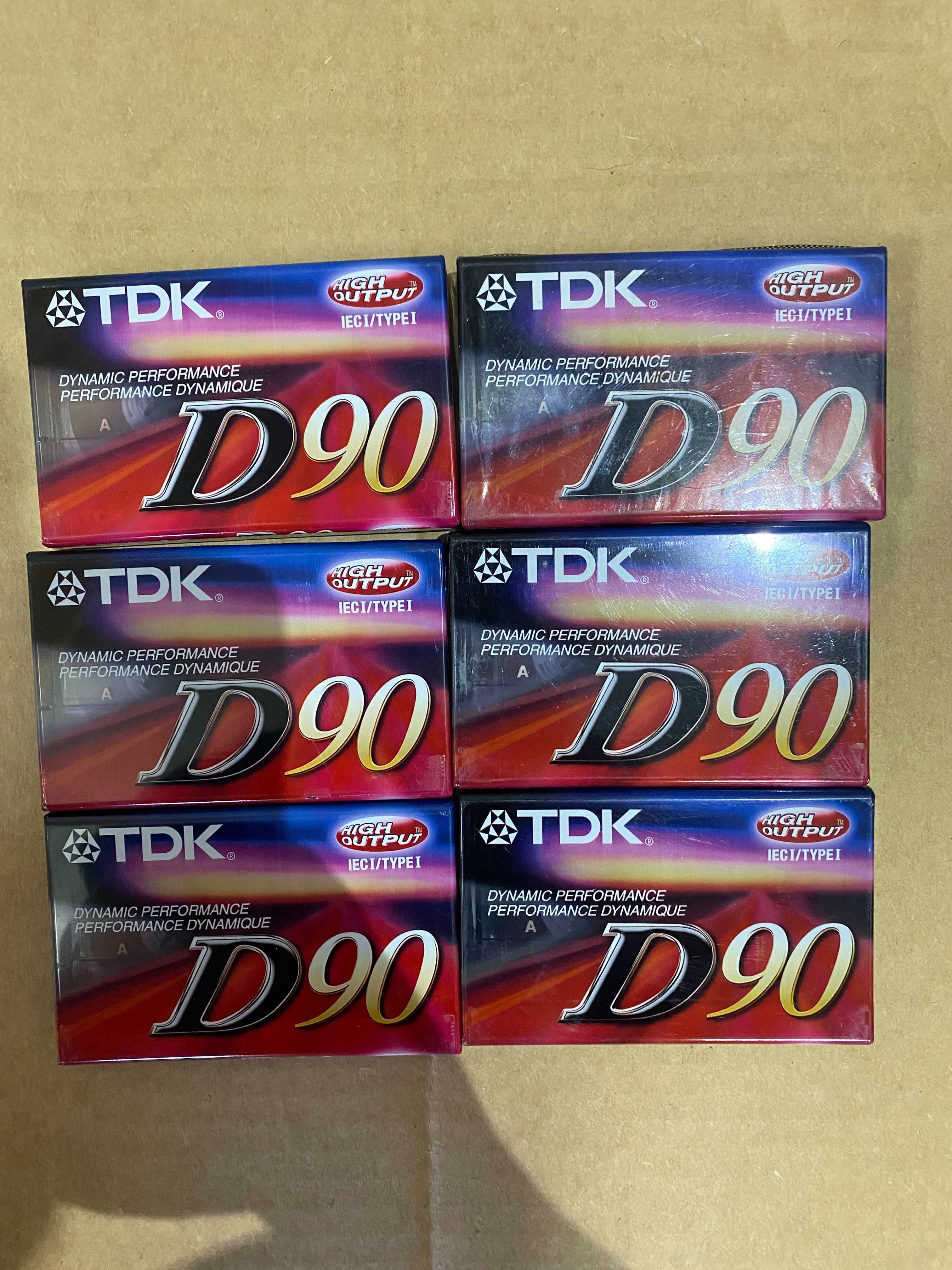 Чиста Аудіо касета TDK D90 D60 type 1