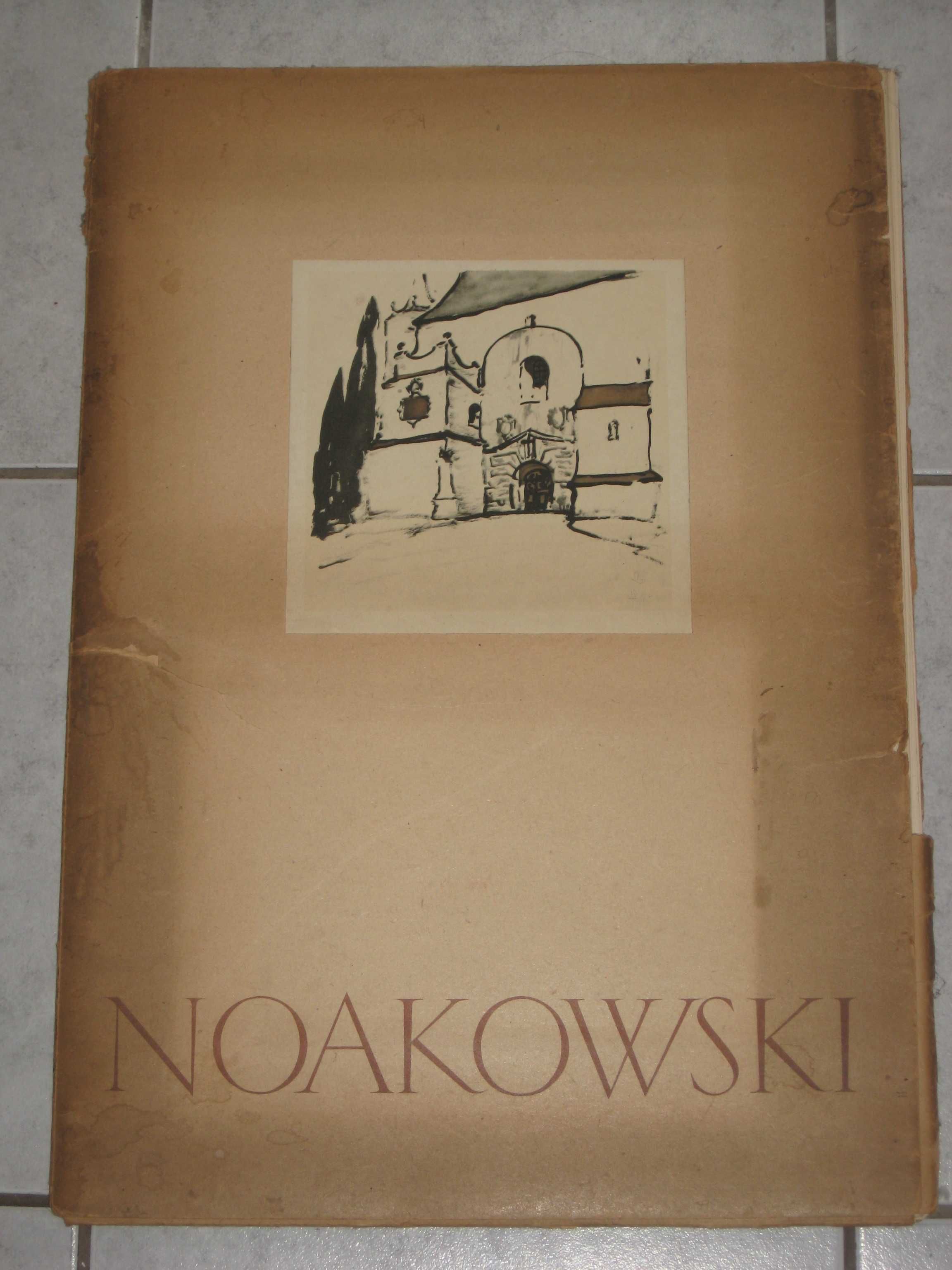 Folder Stanisław Noakowski teka rysunki szkice 1953 zestaw komplet