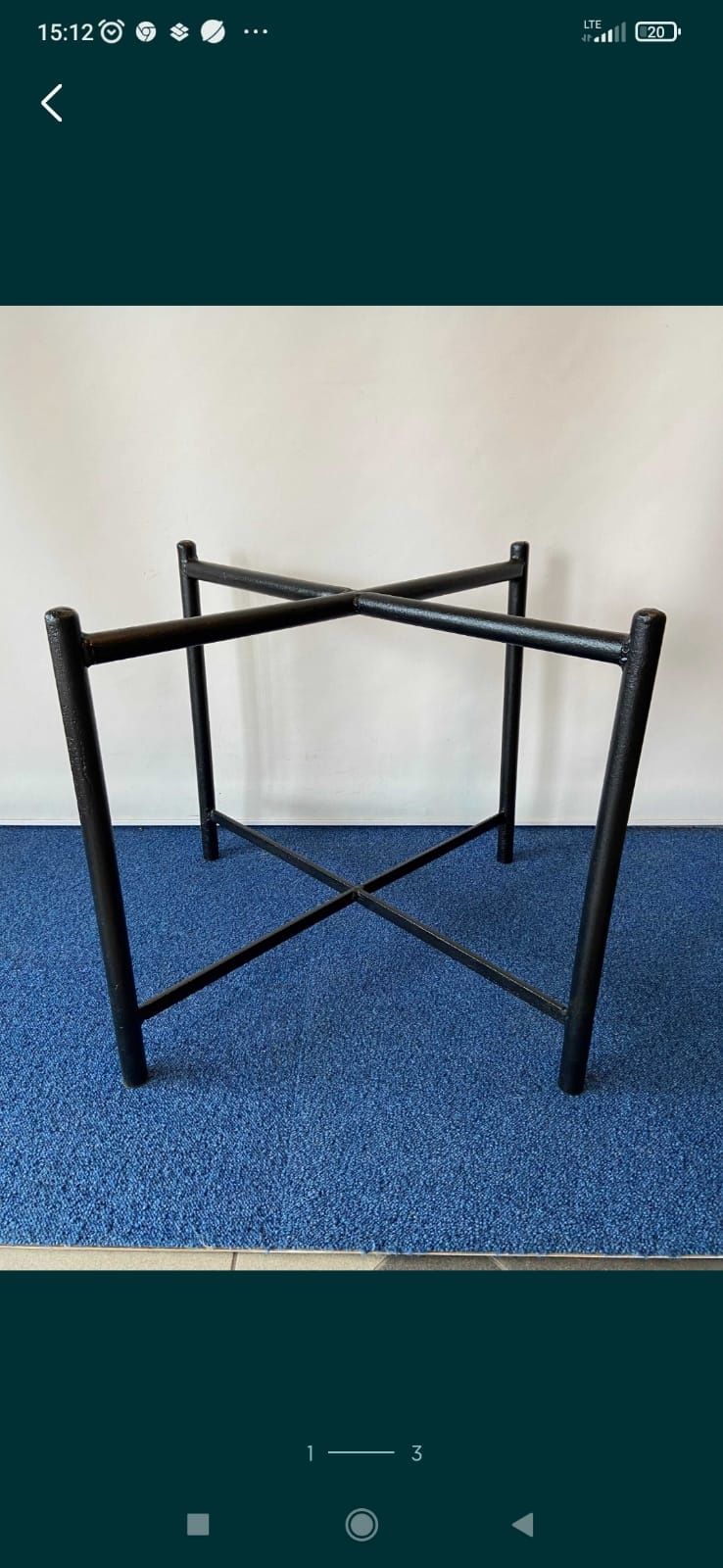 Solidne Metalowe Nogi do stołu,loft