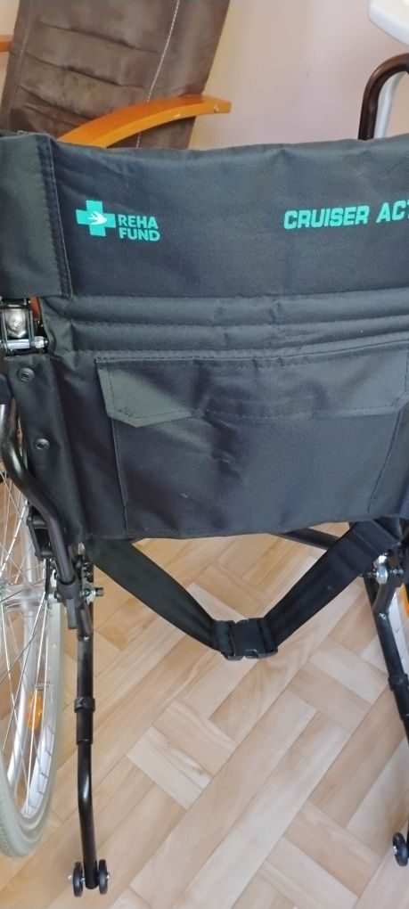 Wózek inwalidzki aluminiowy
