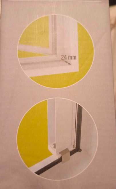 Moskitiera plisowana 130 - 160 cm